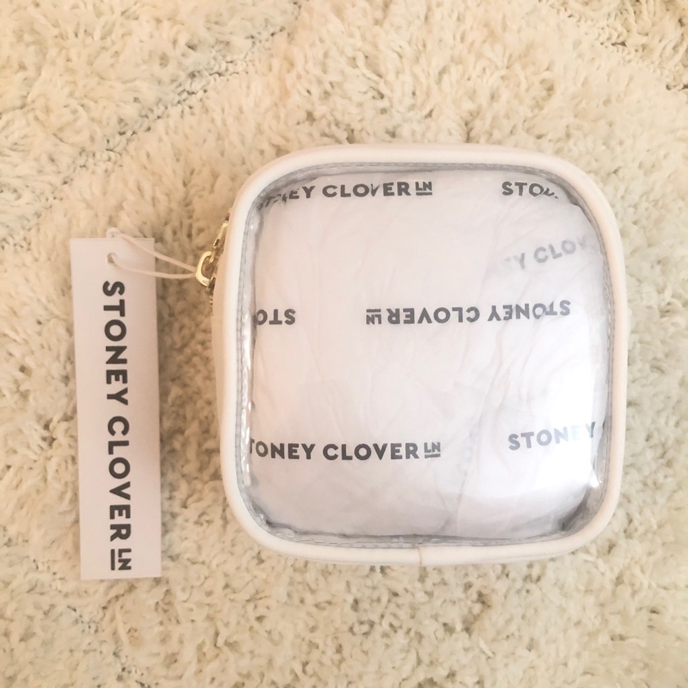 SOLD New Stoney Clover Lane MINI clear pouch